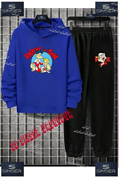 SS SİNSER Детски унисекс комплект с качулка и качулка „ТЕМЕЛ РЕЙС И ДЕТЕТО МУ“