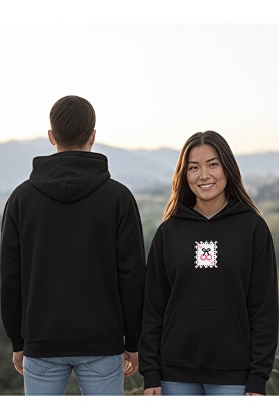 ArtYus Pul Cherry Colored cu imprimeu cu glugă Swea tricou