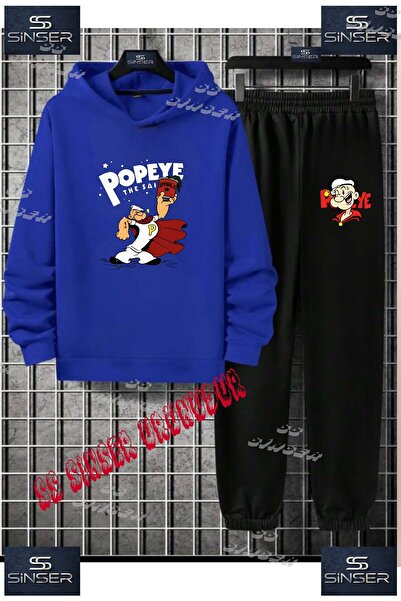 SS SİNSER Детски унисекс "TEMEL REIS RED CAPE" спортен екип с качулка и принт