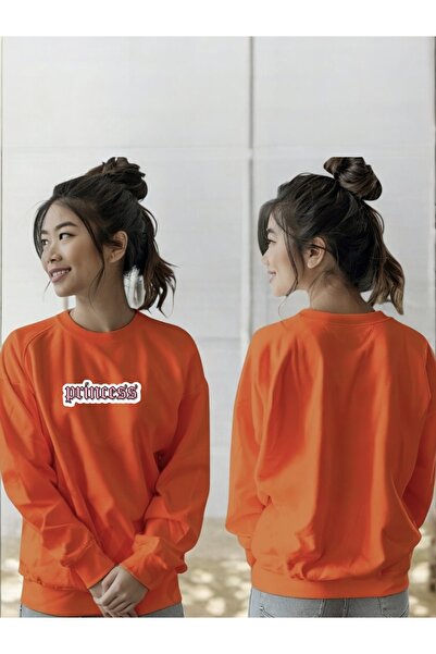 ArtYus Mânecă lungă unisex Princess Transfer cu imprimeu guler rotund piese S...