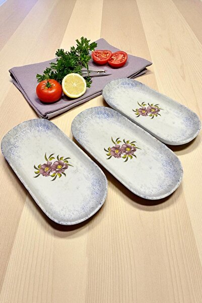 Keramika Polya Noyan Boat Salad Plate 26cm 3 Pieces