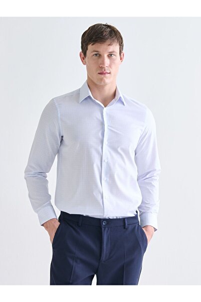 LC Waikiki Regular Fit Long Sleeve Poplin Men's Shirt