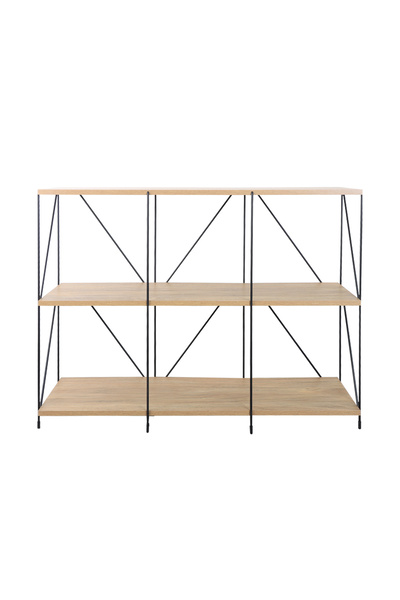 BAITY 3-Tier Malaysian Wood Console Table - Wooden Color