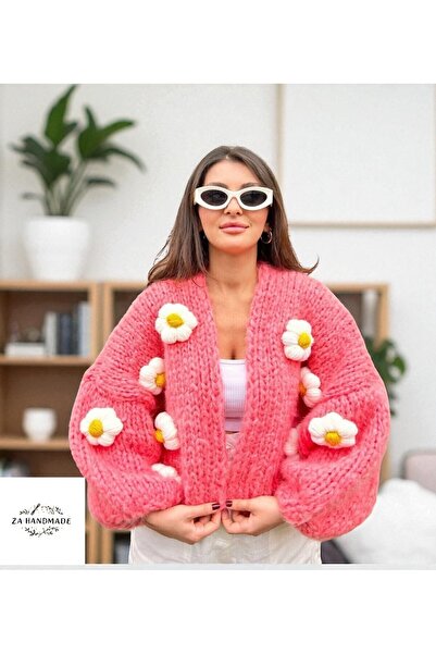 ZAHandmade Hand knitted moher cardigan