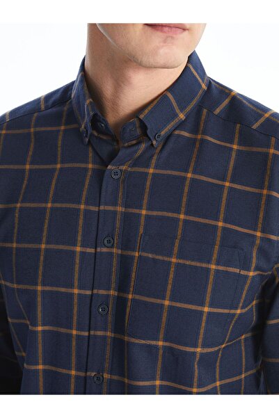 LC Waikiki LCWAIKIKI Classic Regular Fit Uzun Kollu Ekose Erkek Gömlek