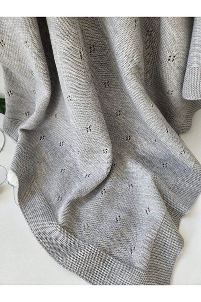 Panfilia Knitted Tricot Baby Blanket | Girls Boys Unisex