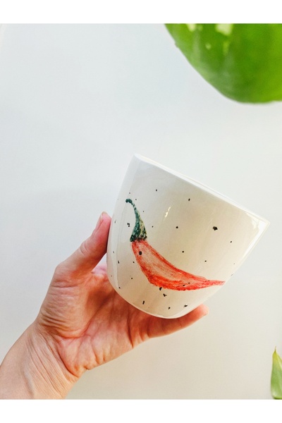 WEBBMODA Handmade Pepper Mug Cup