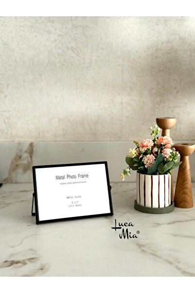 Luca Mia Rama foto de birou din metal Auren (13x18 cm) Negru – Cadru, design ...