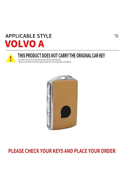 OEM Key case for Volvo S90 S60 XC40 V60 V90 XC60 XC90 Crystal Grey