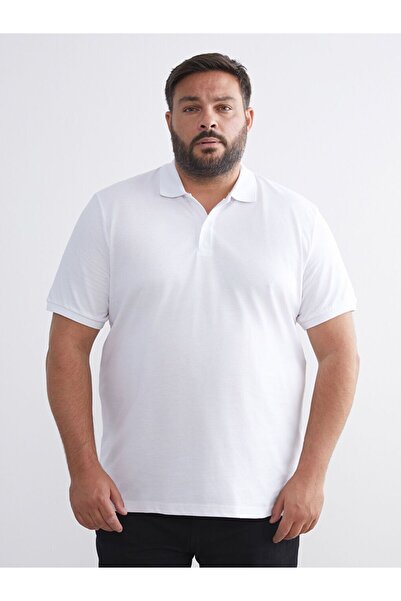 LC Waikiki Lcwaikiki Classic Large Size Polo Neck Pique Men's T-Shirt