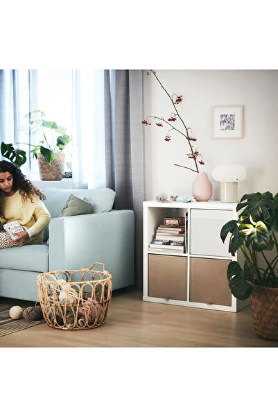 AZAF Kallax Shelving Unit White 77x77 cm