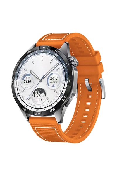 redmud teknoloji Stitch Pattern 22mm Jazzy Sport Band Compatible with Huawei Watch Gt 6 Pro 46mm