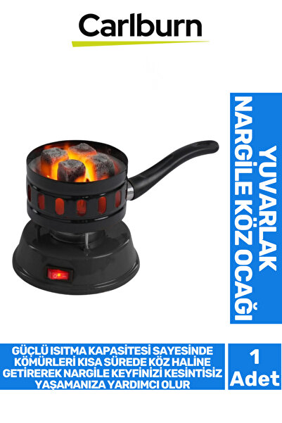 Carlburn Premium Açma Kapama Düğmeli Dayanıklı Emaye Kaplama Yuvarlak Galvani...