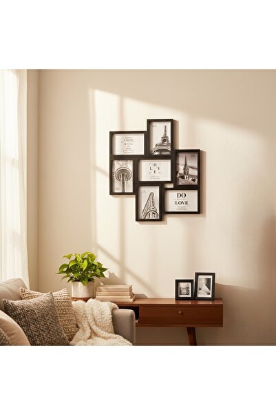 Luca Mia Frame Mosaic 7’li Resim Çerçevesi – Çoklu Fotoğraf Çerçeve Seti, Dek...