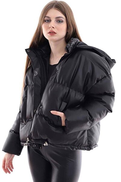 AÈC PRIVÈ Women's Premium Quality Black Puffer Jacket