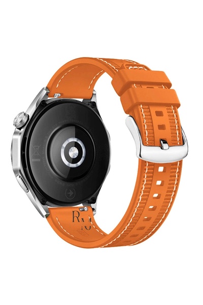 redmud teknoloji Stitch Pattern 22mm Jazzy Sport Band Compatible with Huawei Watch Gt 6 Pro 46mm
