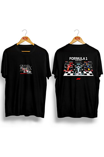 Koi Art Design Grand Prix & Formula 1 Baskılı/ Ünisex farklı Renk Seçenekli T-Shirt/ %95 Pamuk Premium/ Regular Fit