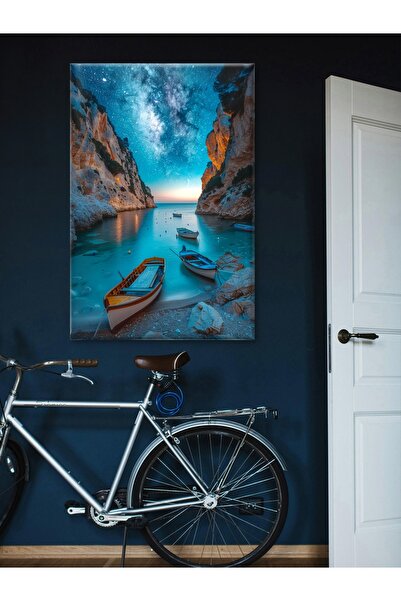 ESLEM GECEYLE DANS BASKI KANVAS TABLO