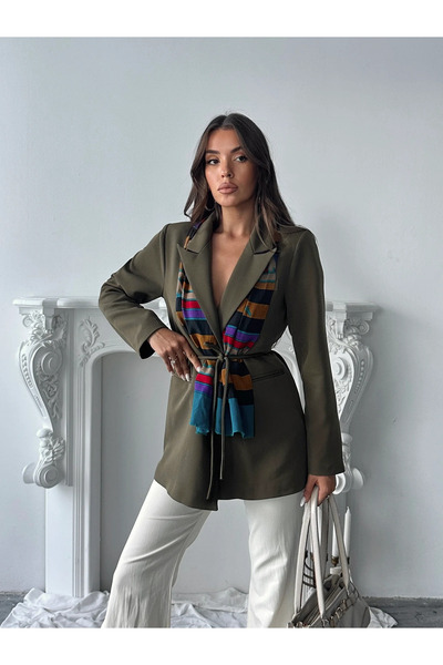 Bak'ap Premium Astarlı Bağlama Detaylı Premium Blazer Çeket