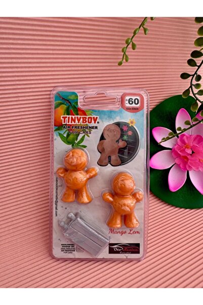 BsElektronik Tinyboy Araç Kokusu Oto Koku Adam Koku Turuncu Klima Havalandırm...