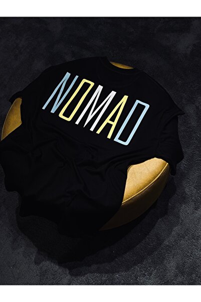 Spark Collection Ufc Nomad Shavkat Rakhmonov 100% Cotton Relax Fit Crew Neck Black T-Shirt