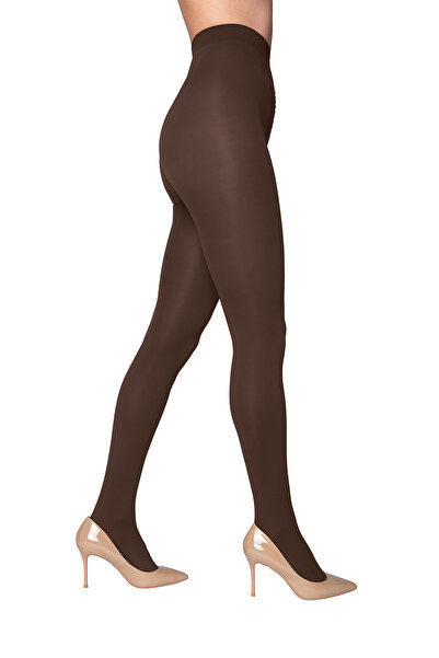 PETRA-ELISA Γυναικείο Καλσόν Diana Μικροΐνα 100 DEN, Σοκολατί, XL