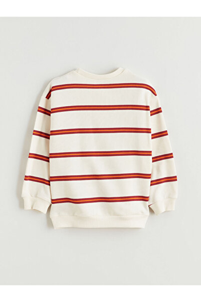 LC Waikiki Λαμπερές επιλογές από το Shining Store |   Φούτερ για αγόρια με ριγέ λαιμόκοψη