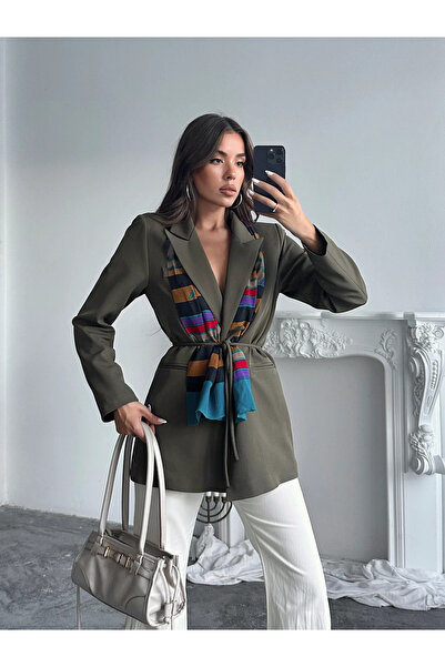Bak'ap Premium Blazer Jacket με επένδυση και λεπτομέρεια με κορδόνια