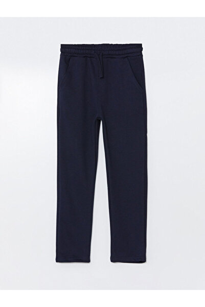 LC Waikiki Lcw Kids Navy Blue Elastic Waist Basic Boys' Sweatpants