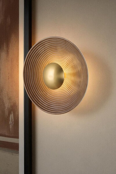 Renkoled Aydınlatma Modern Led Wall Lamp with 3 Color Lights, Decorative Wall Lamp for Living Room, Room, Kitchen, Hallway
