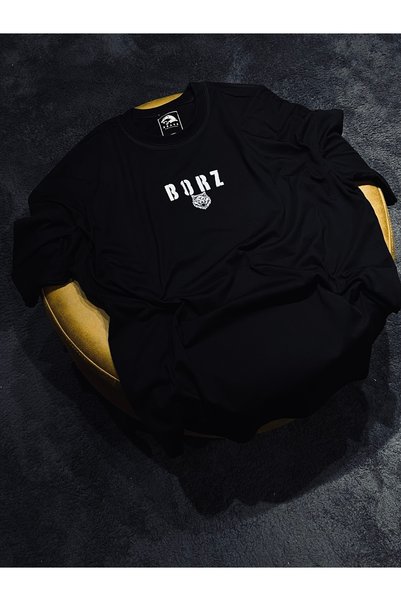 Spark Collection Ufc Khamzat Chimaev 100% Cotton Relax Fit Crew Neck Black T-Shirt