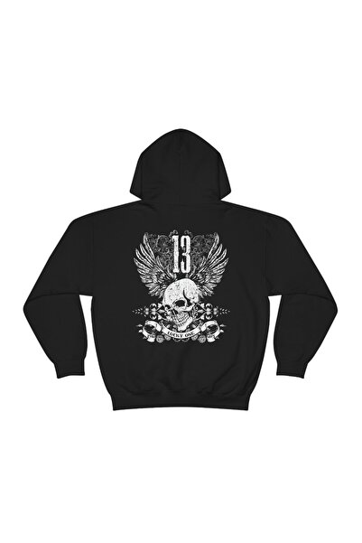 MAYDAY CULTURE Hanorac unisex oversize cu imprimeu Dtf, cu trei fire, cu desi...