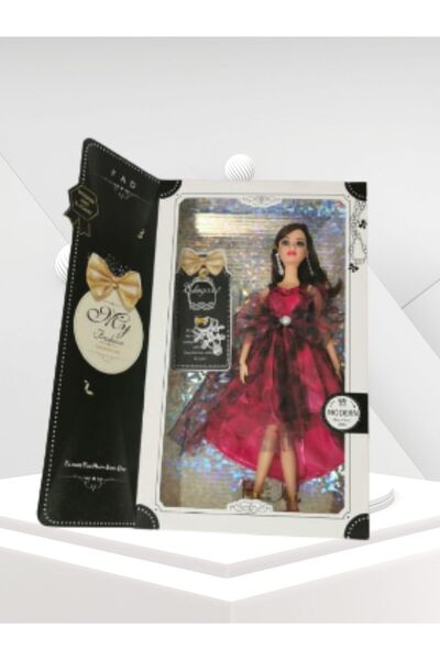 TSUMAB Fashion Doll with Elegant Sparkle Dress – Modern Beautiful Doll for Kids (3+ Years)