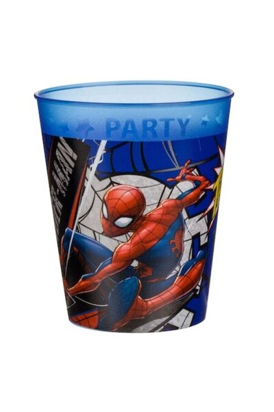 SHOPIENS Pahar de plastic pentru petrecere pentru copii, Spiderman, albastru,...