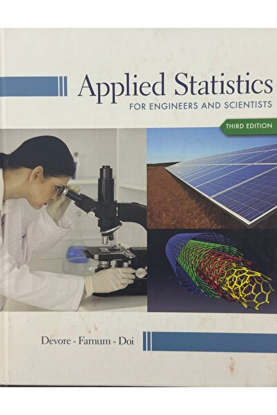 Cengage Learning الإحصاء التطبيقي للمهندسين والعلماء - الطبعة الثالثة