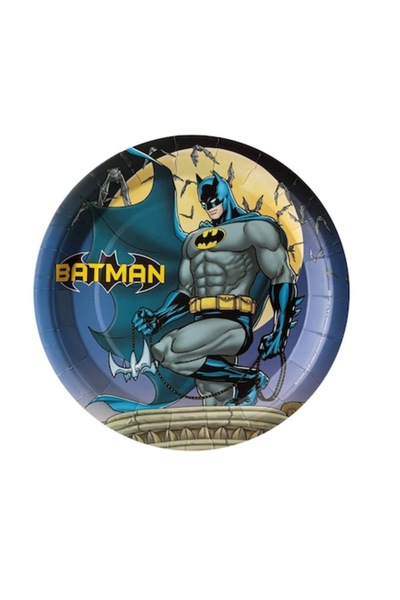 SHOPIENS Set 6 farfurii din carton pentru petrecerea copiilor Batman Shopiens...