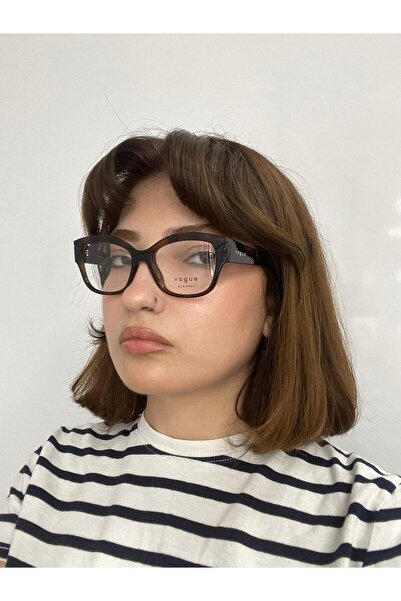 Vogue Vo5635u W656 51ekt Kadın Mavi Işık Korumalı Ekran Gözlüğü Kahverengi