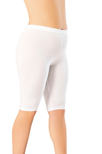 Soweto Women's Combed Cotton High Waist Short Casual Leggings