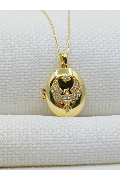 OniksGümüş Anka Kuşu Modelli Gümüş Kolye 925 Ayar