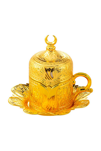 Osena Lalezar Porcelain Groom's Cup Gold