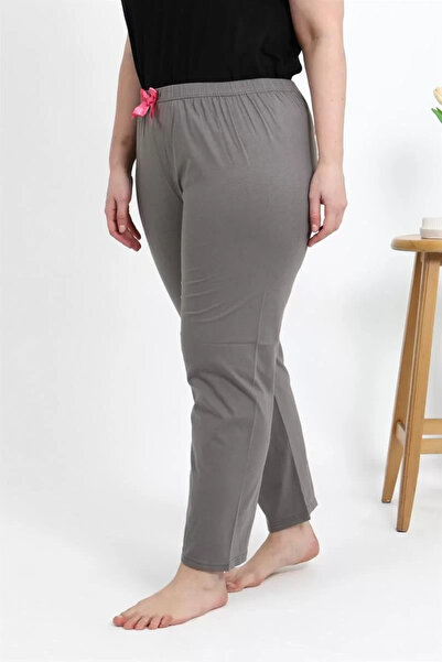 veralya Fashion Women's Cotton Plus Size Bottom Pajamas Mink