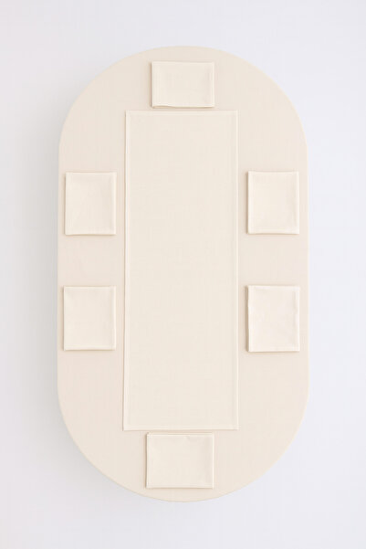 Mirilliahome 8 Piece Tablecloth Dowry Set – Large Tablecloth, Runner and American Service - Napkin Holder