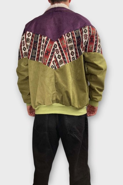 CANMODA (7456) 2Xlarge Size Vintage Patterned Special Jacket