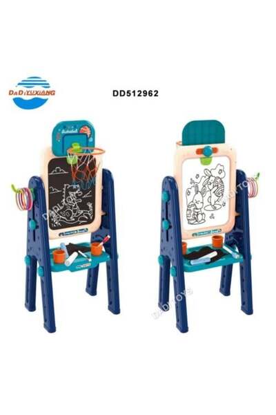 Generic 4-in-1 children's whiteboard easel - whiteboard, drawing board,