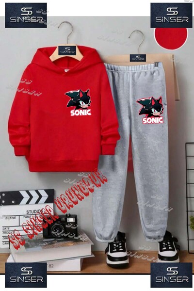 SS SİNSER Children's Unisex'Sonic Syh Kafa Logo' Custom Printed Hooded Sweats...