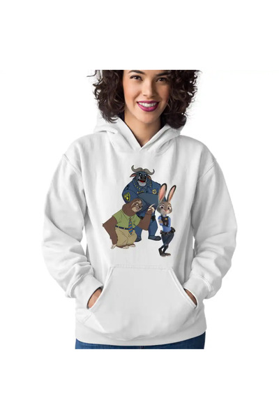 OEM Women's Hoodie Zootopia Rabbit Policeman Judy