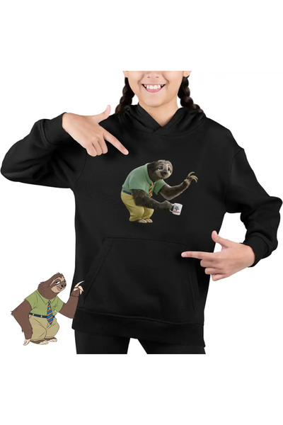 OEM Kids Girls Zootopia Flash Lazy Ghiseu Sweatshirt