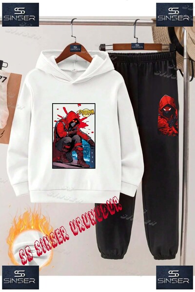 SS SİNSER Παιδικό Unisex Σετ Φόρμας με Κουκούλα και Στάμπα "ORMCKMAN KAPSONLU...