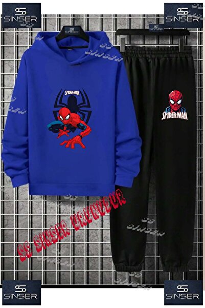 SS SİNSER Çocuk Unısex "ORMCKMAN ORUMCEGIN ONUNDE"Baskılı Kapşolu Eşofman Takımı