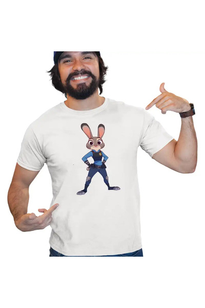 OEM Men's T-Shirt Zootopia Judy Hopps Policewoman